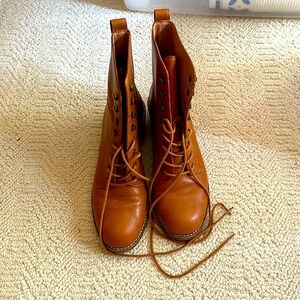 Saddle Brown Madewell Lace Up Boots